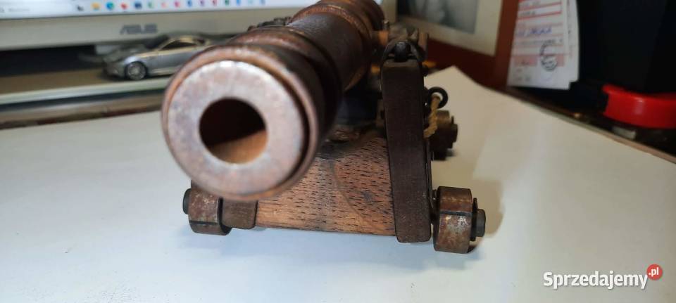 Model angielskiej armaty morskiej z XVIII wieku Warszawa