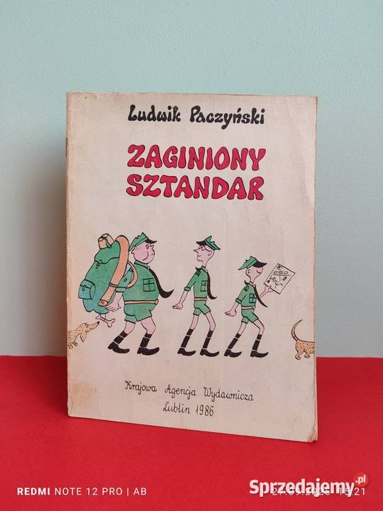 Zaginiony sztandar Ludwik Paczyński wyd 1 z 1986 śląskie Katowice
