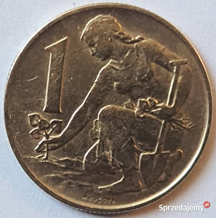 Moneta 1 Korona Czechosłowacja CSK