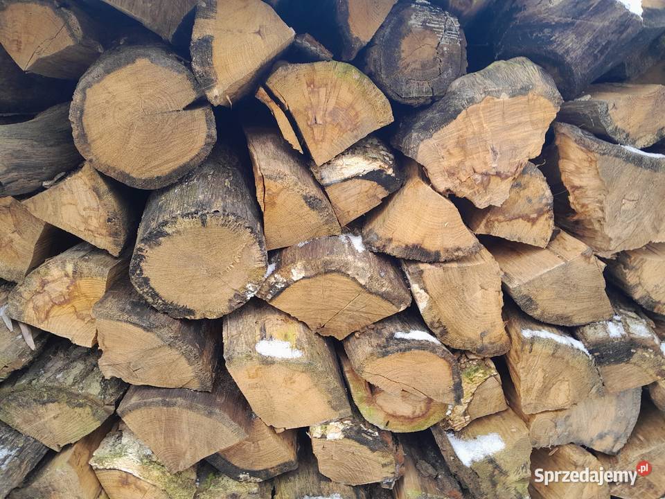 Drewno dębowe do kominka, sezonowane