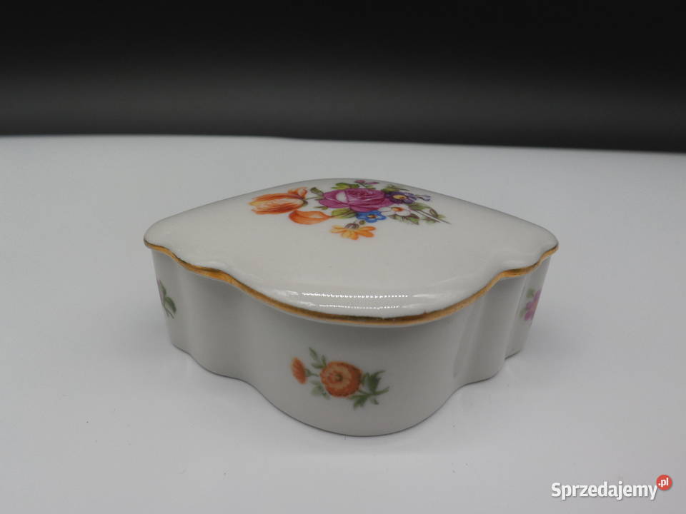 Porcelanowe Puzderkoszkatułka na drobiazgi Raszków