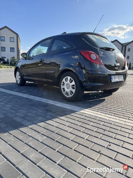 Sprzedam Opel Corsa czarny kujawsko-pomorskie Nakło nad Notecią