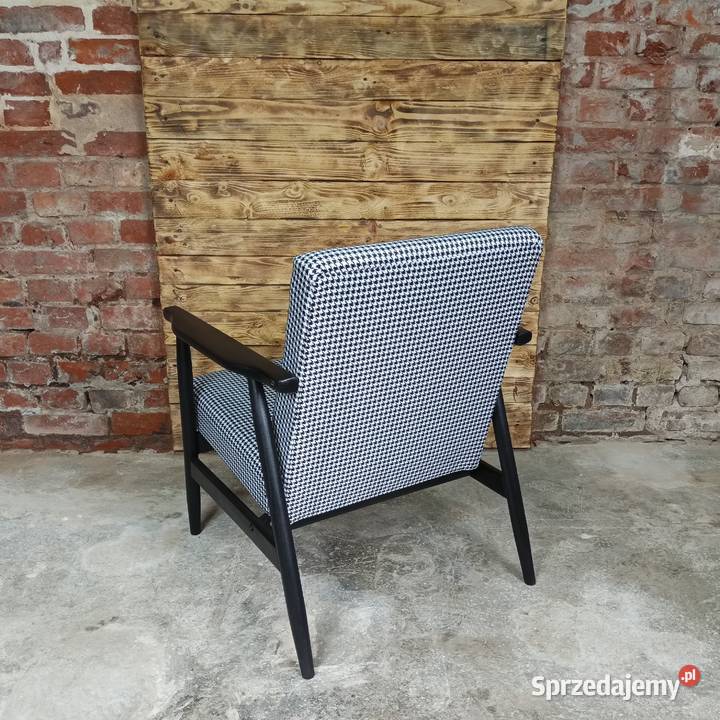 Fotel klubowy PRL B 7727 VINTAGE LOFT RUSTYKALNY Kołobrzeg