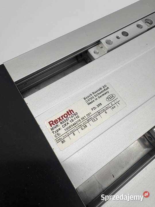 Rexroth R055714760 CKK 15110 R911306060 MSK040C Warszawa