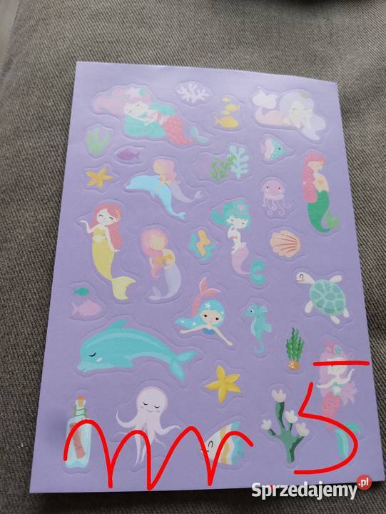 Syrenki i wodorosty naklejki