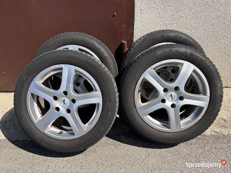 Koła Alufelgi z oponami zimowymi Dunlop 20555
