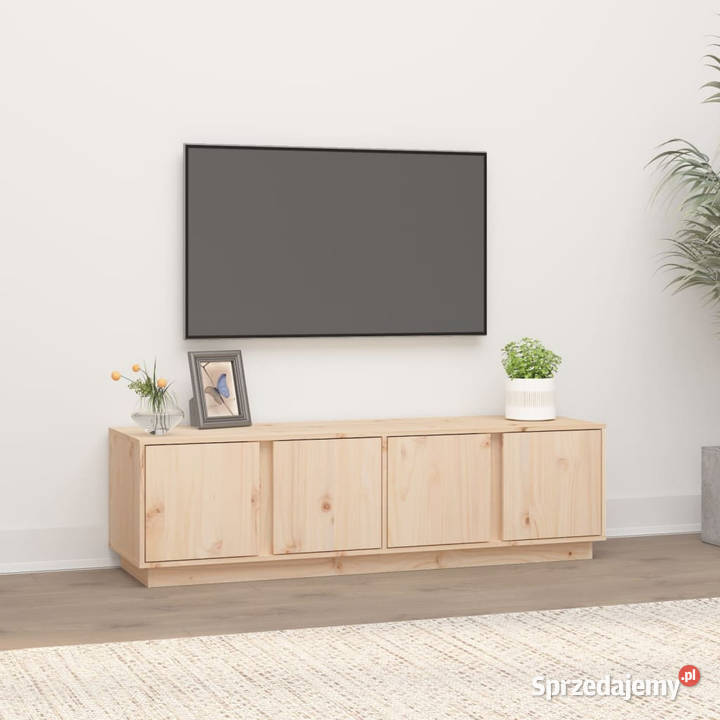 Szafka pod telewizor 140x40x40 lite drewno