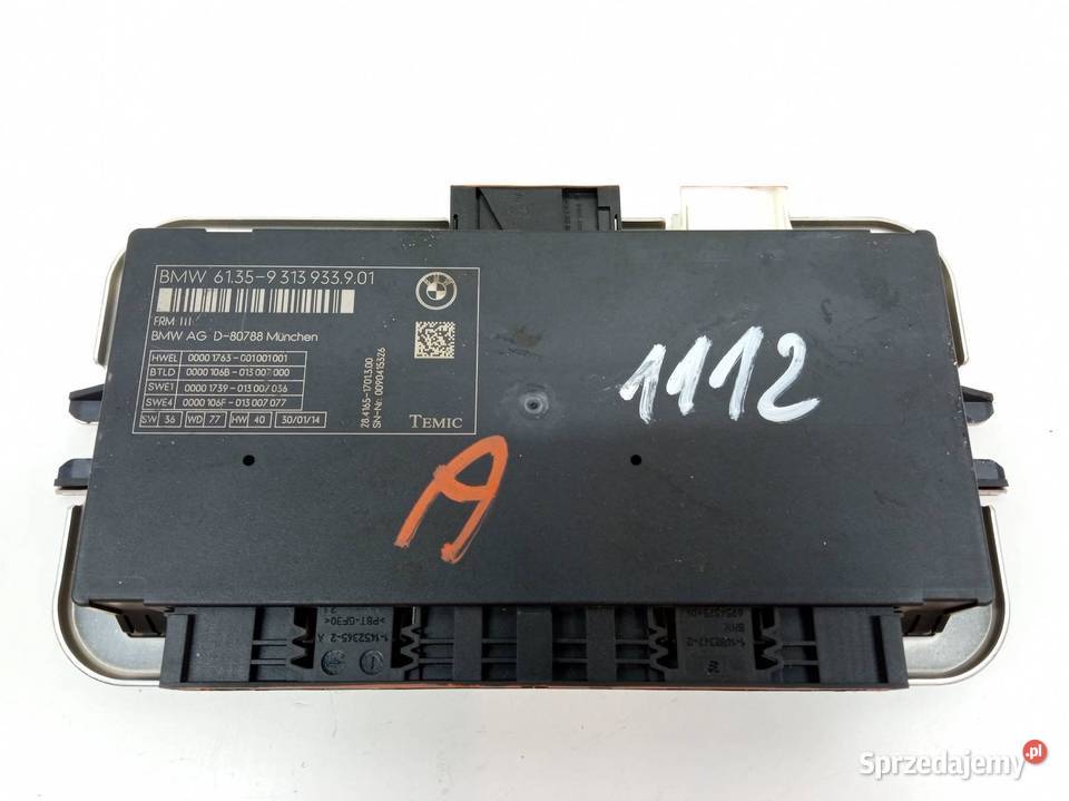 MODUŁ 9313933 Bmw Seria 6 III 20122018 F06 Gran