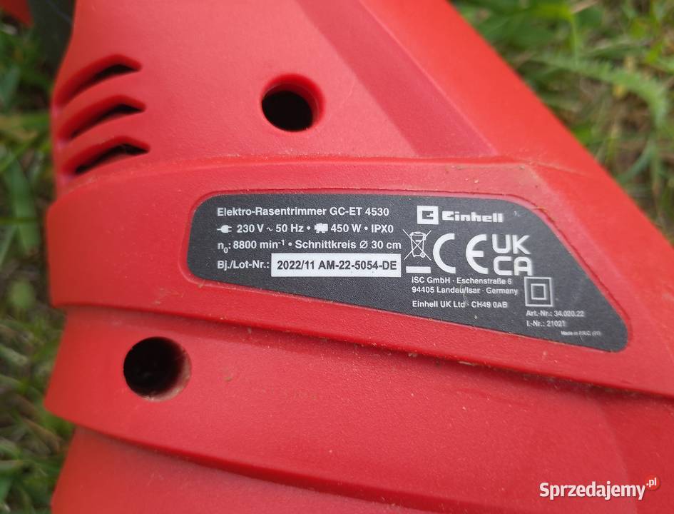 Podkaszarka kosa elektryczna Einhell GCET 4530 Mirosławiec