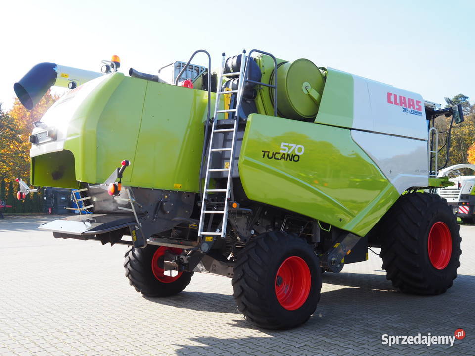 Claas Tucano 570 GPS V770 Kombajn zbożowy Poziomowanie sit Stęszew