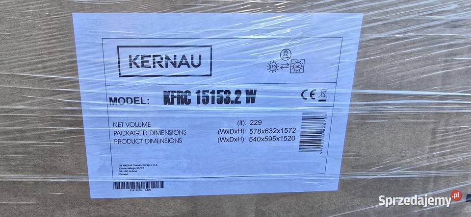 Lodówka Kernau KFRC 151532 W Nowa 5 lat Lodówki i zamrażarki Będzin