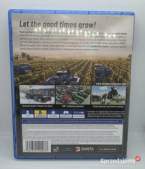 Gra Farming Simulator 22 45 Gry na konsole Elbląg sprzedam