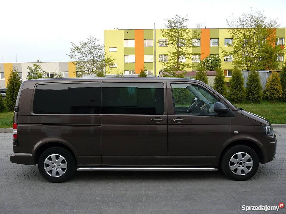 VW TRANSPORTER T5 20 TDI 140 Automat Długi Klima garażowany Samochody osobowe Kielce