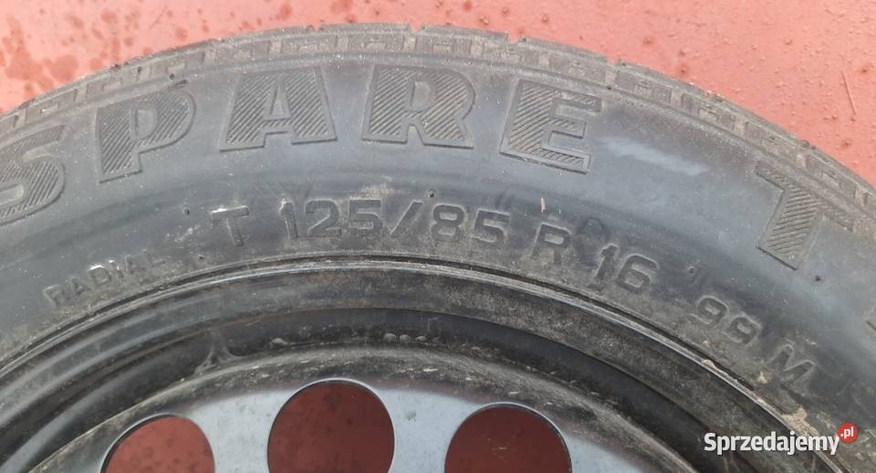 KOŁO DOJAZDOWE ZAPASOWE GM OPEL Saab 5 110 R 16 świętokrzyskie Ostrowiec Świętokrzyski