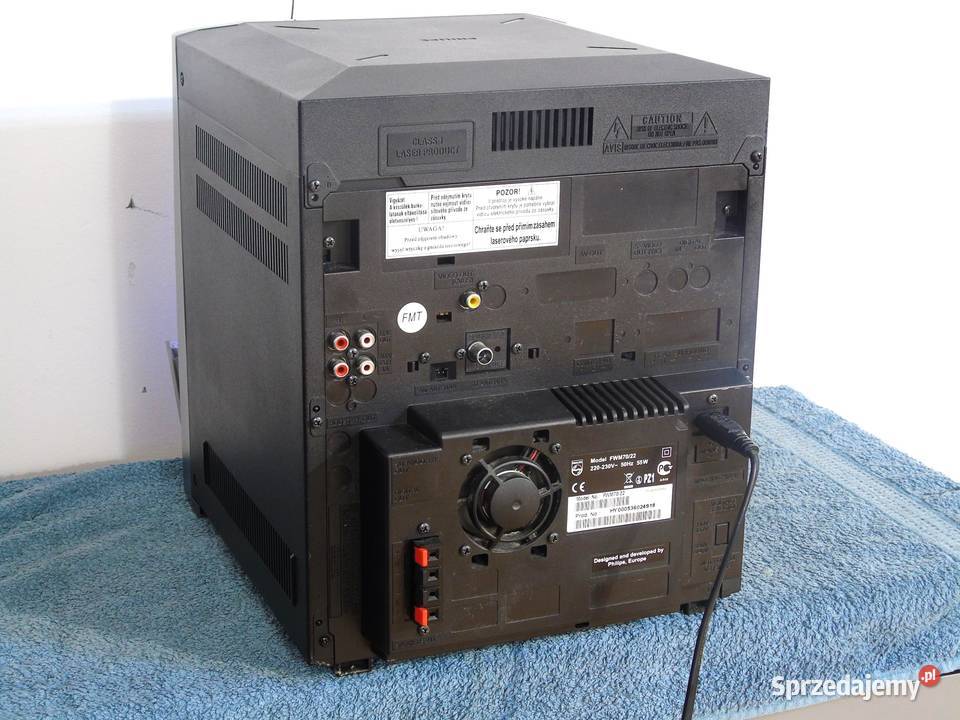 Wieża Philips FWM70 CD AUX RDS magnetofon Wieże i miniwieże