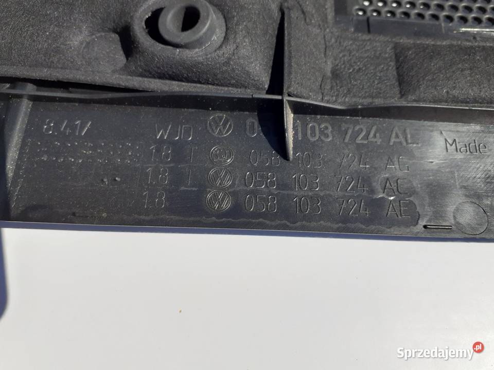Pokrywa silnika 058103724al Vw 18 turbo osobowe Tychy