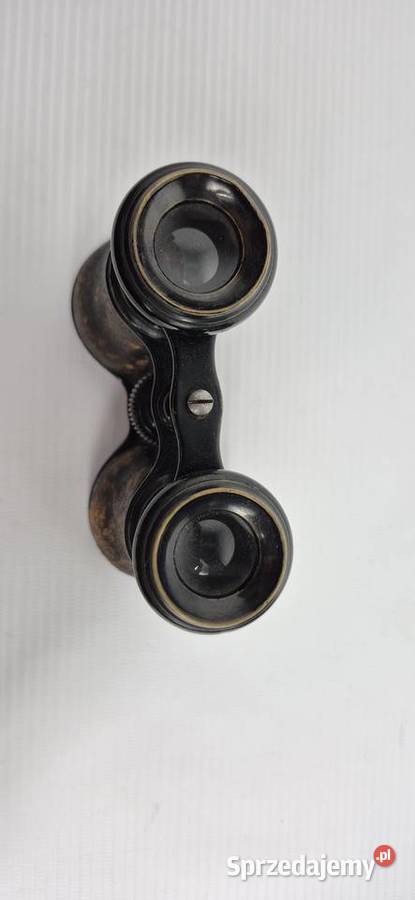 Zabytkowa Lornetka Polowa z Etui I Wojna