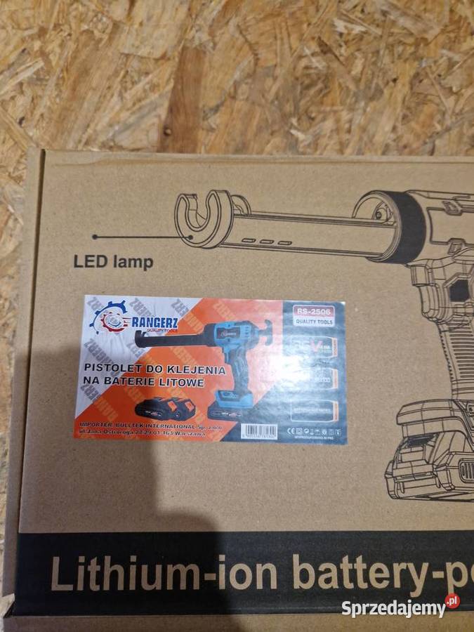 PISTOLET WYCISKACZ 36V DO MASY KLEJU SILIKONU Głogowa