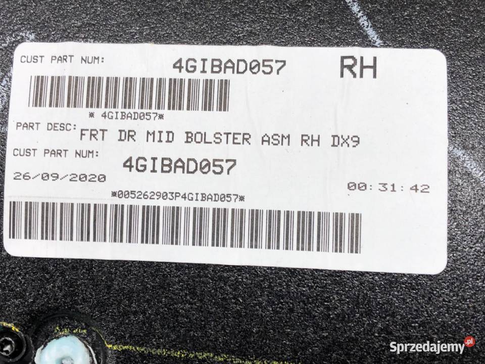 BOCZEK DRZWI PRAWY PRZÓD JEEP COMPASS MP Tapicerki samochodowe podkarpackie sprzedam