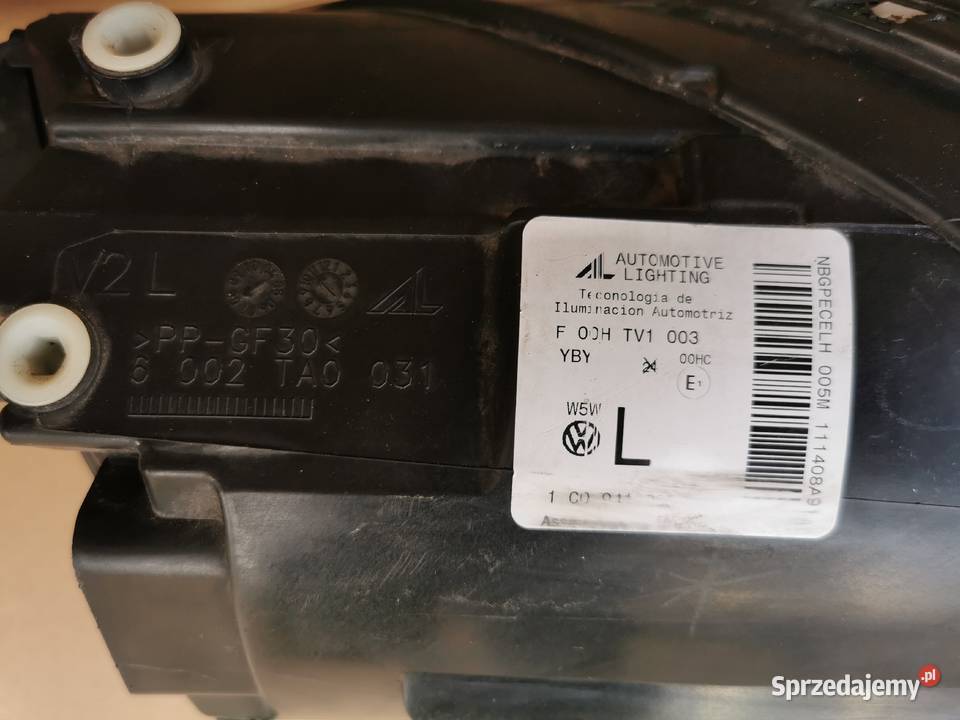 Lampa przód lewa lh vw beetle 1c0 lift 0511 osobowe Sieraków