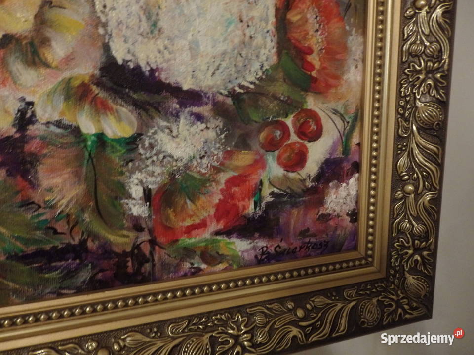 Obraz olejny KOLOROWE JARMARKI Rabka-Zdrój