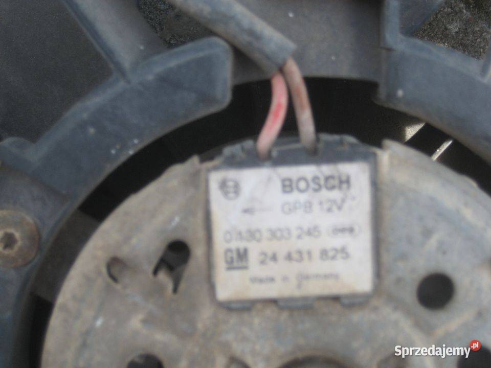 opel astra ii 2 g 16 benzyna wentylator wielkopolskie Rakoniewice
