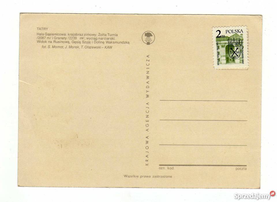 TATRY HALA GĄSIENICOWA POCZTÓWKA WIELOWIDOKOWA świętokrzyskie Krynki