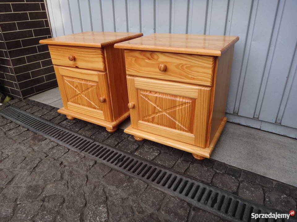 Sosnowe szafki nocne 2 Pozostałe lubuskie Zielona Góra sprzedam