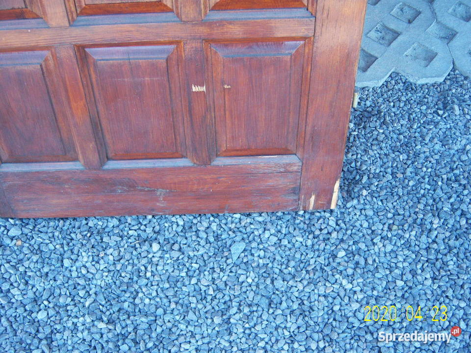 Drzwi zewnętrzne sosna prawe 90 Drzwi i okna Kielce