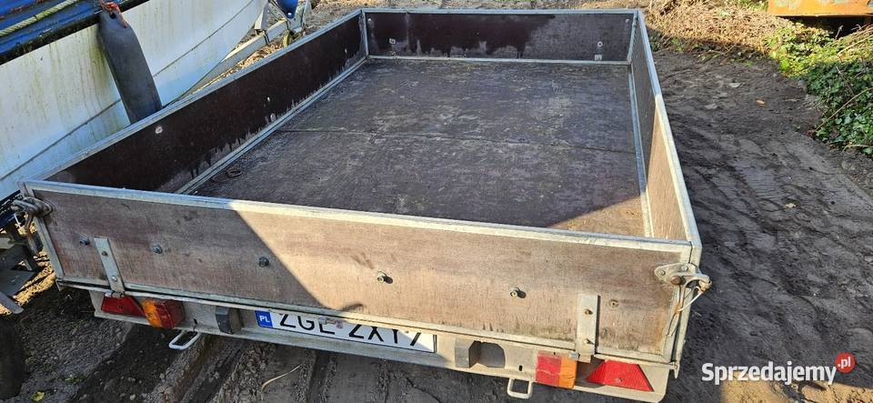 Przyczepa Brenderup 2 osiowa DMC 1000 burtowa towarowe Barlinek