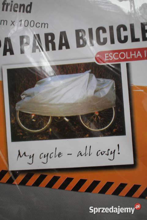 Zestaw komplet 2 siwy szary pokrowiec na rower kujawsko-pomorskie Toruń