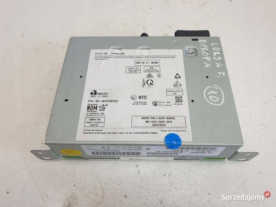 Opel Corsa F RADIO NAWIGACJA 9833500080 Chełm