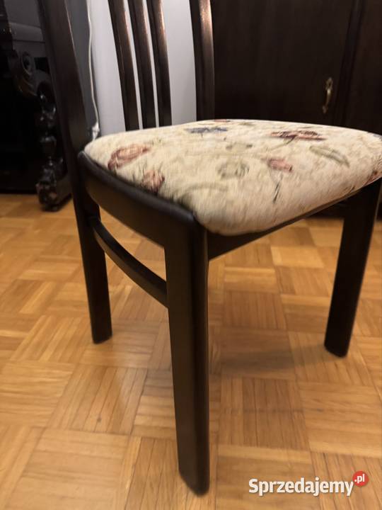 Stół drewniany z 4 krzesłami mazowieckie Warszawa