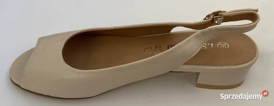 Beżowe damskie czółenka rozmiar 37 IGC81G1360 mazowieckie