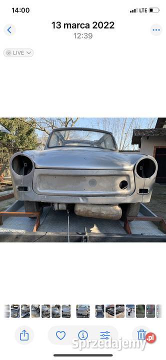 Trabant kabriolet karoseria lakierowaniu Warszawa sprzedam