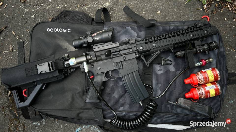 Crosman DPMS sbr PCP luneta ACOG mocny zielony