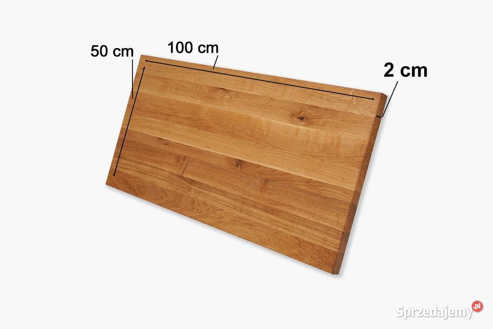 blat dębowy na ławę 50x100 podkarpackie Rakszawa
