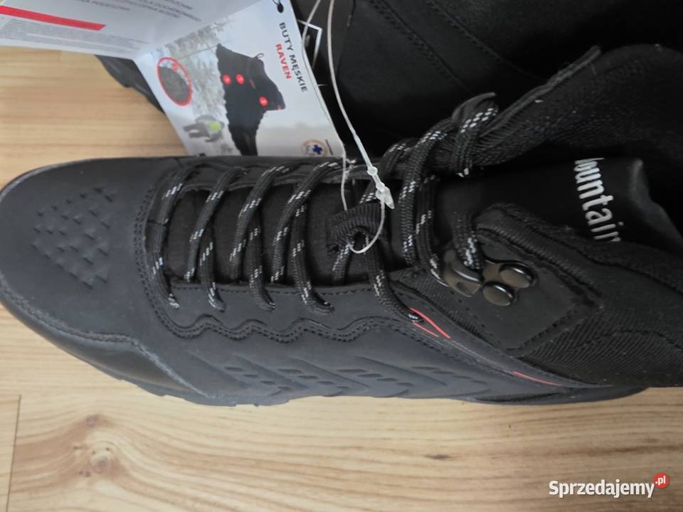 Konkretne buty męskie Raven Hi Mountain czarne Białystok sprzedam