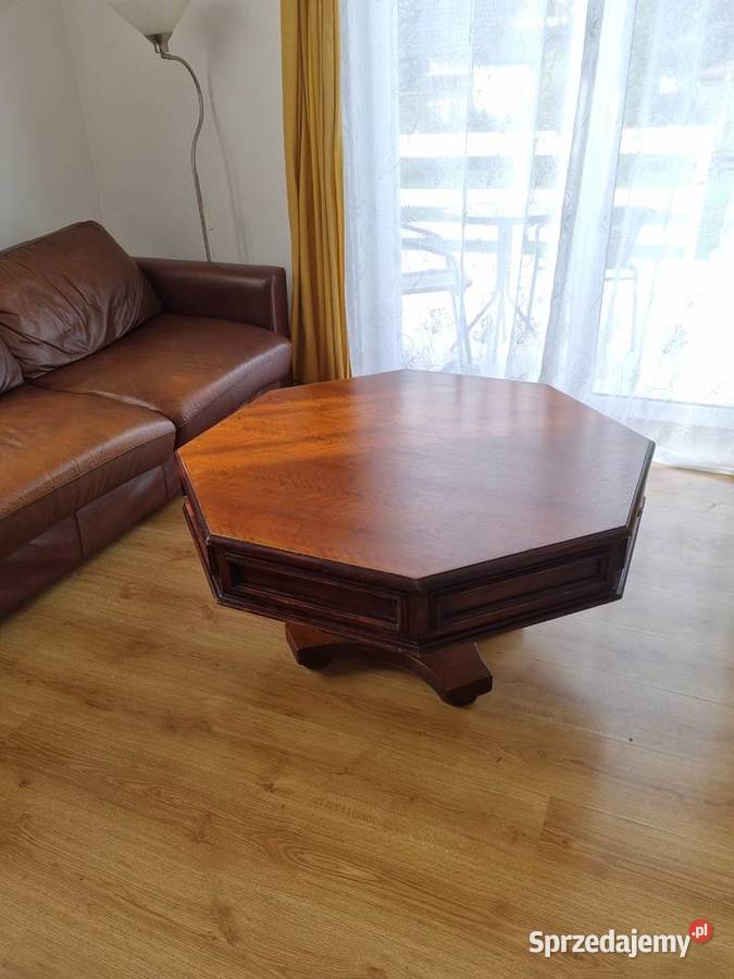 Stolik ośmiokątny antyk Meble Czernica