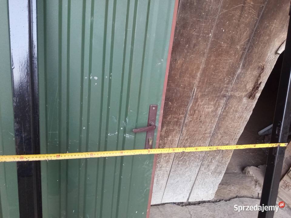 Drzwi stalowe do garażu na budowę małopolskie Wietrzychowice