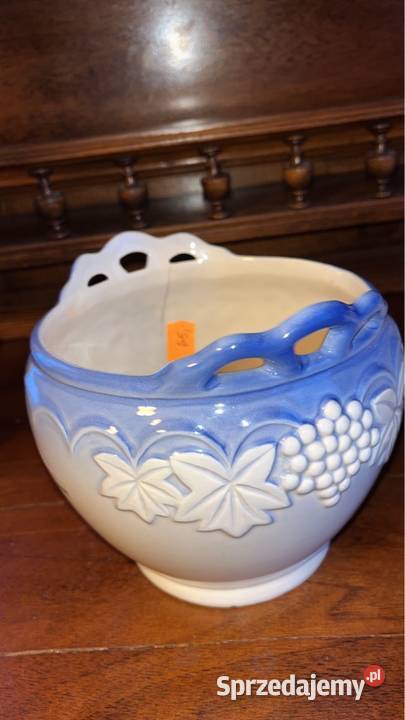 2 osłonki na doniczki Sygnowane Reliefy to Gdańsk