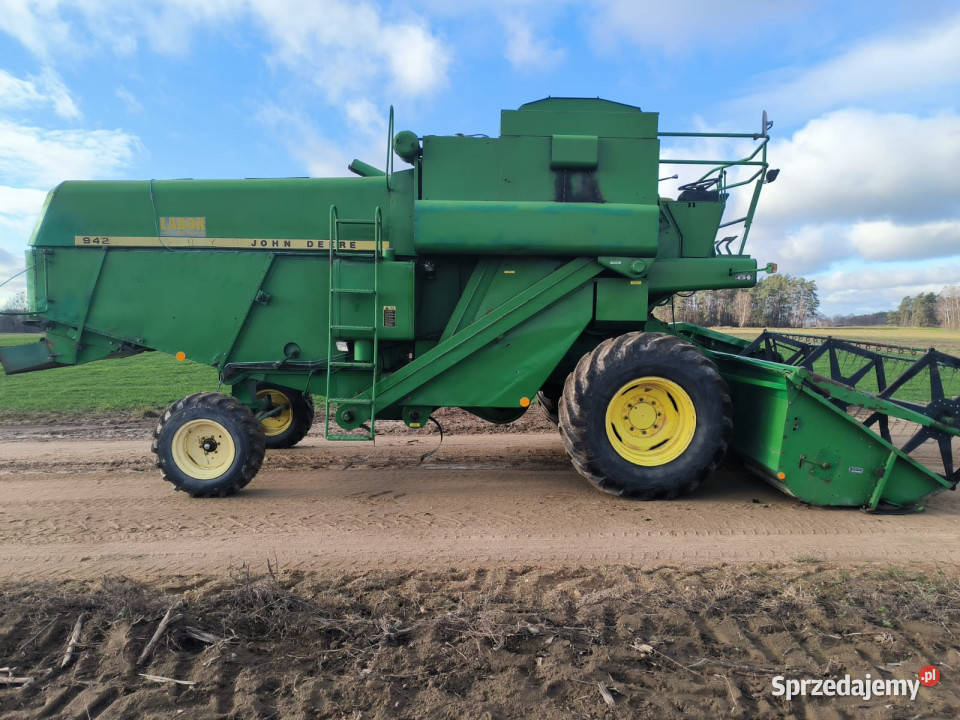 Kombajn zbożowy JOHN DEERE 942 Heder 305 podlaskie Izabelin