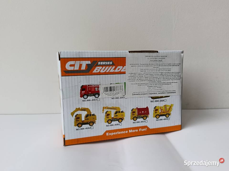 Betoniarka zabawkowa City Builder pojazd 3 lata+ Gdynia