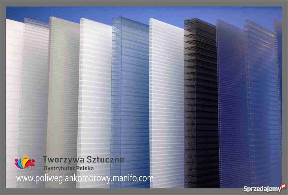 Poliwęglan komorowy 4681016 mm 2100x4000mm Taras Materiały budowlane Rzeszów