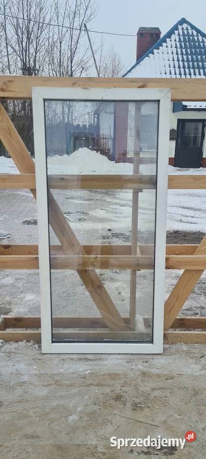 OKNA KacprzaK Witryna 73x151 FIX Używany PCV Okna ścienne Lublin
