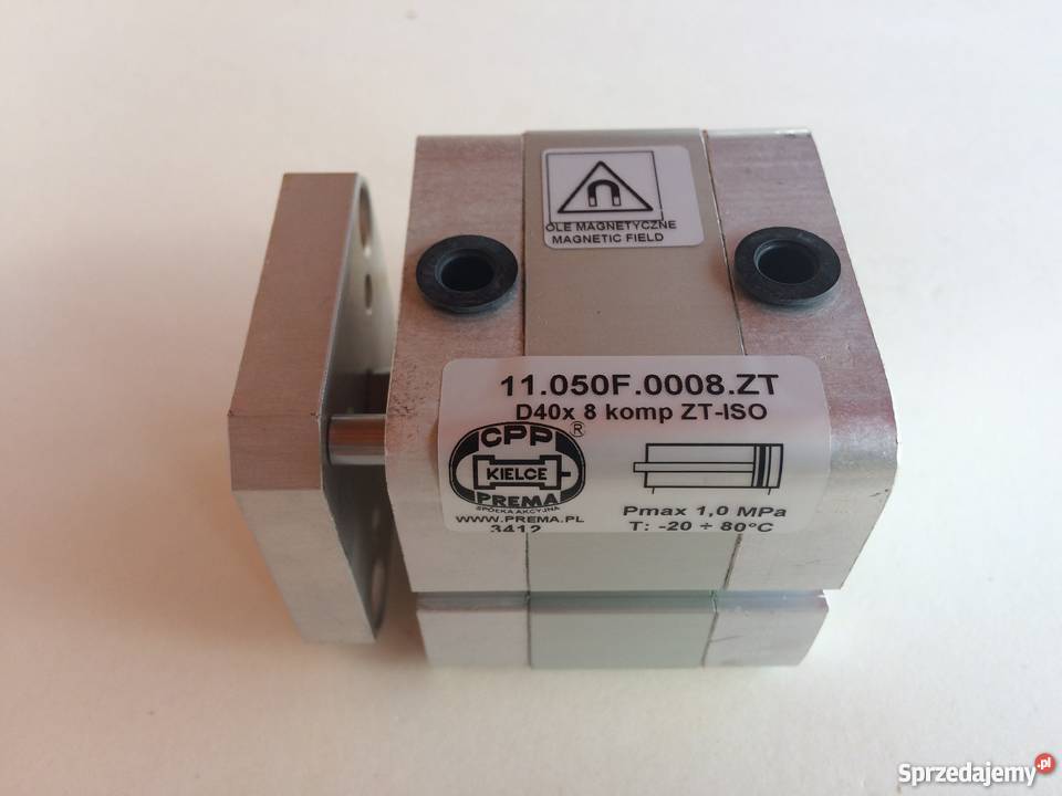 Siłownik PREMA 11050F0008ZT D40x8 ISO KOMPAKT Brzoza