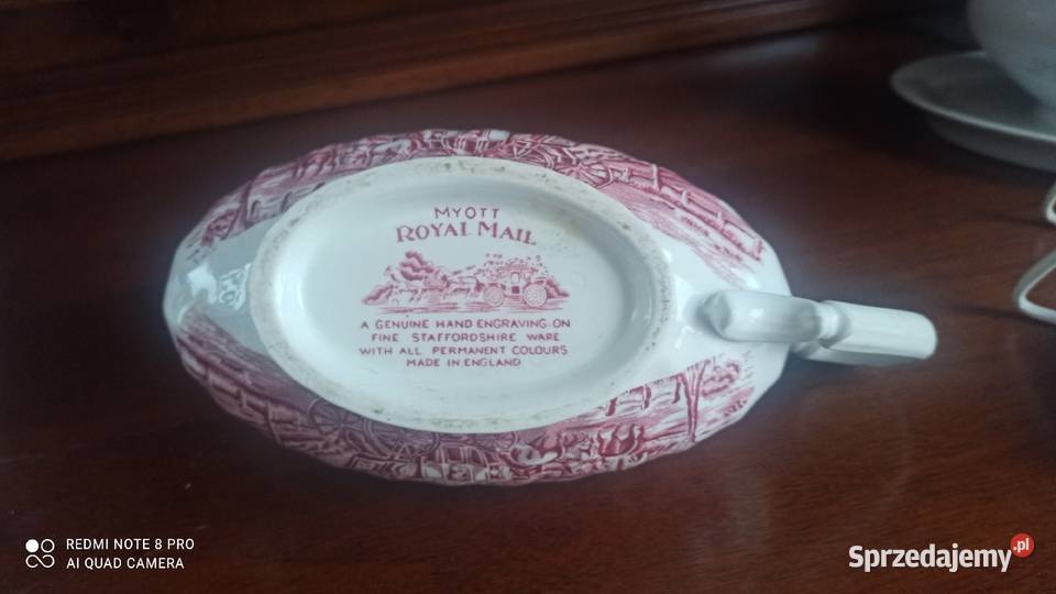 Talerzyk deserowy Myott Royal Mail ANGLIA Porcelana i szkło