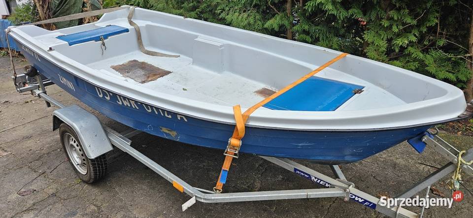 3 8mDużaDwupłaszczowa łódźłódka wędkarsko Barlinek