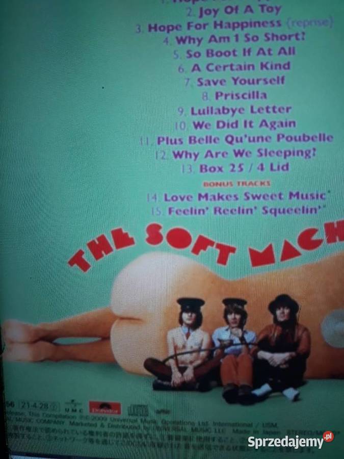 Archiwum rock psychodelii SOFT MACHINE Soft rock Rzeszów