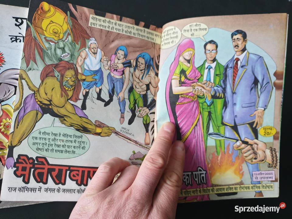 2 Hinduskie Komiksy Superbohaterskie pomorskie Gdynia